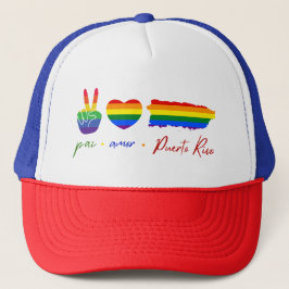 Paz Amor Puerto Rico Trucker Pet