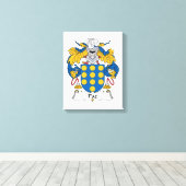 Paz Family Crest Canvas Afdruk (Insitu (Houten vloer))