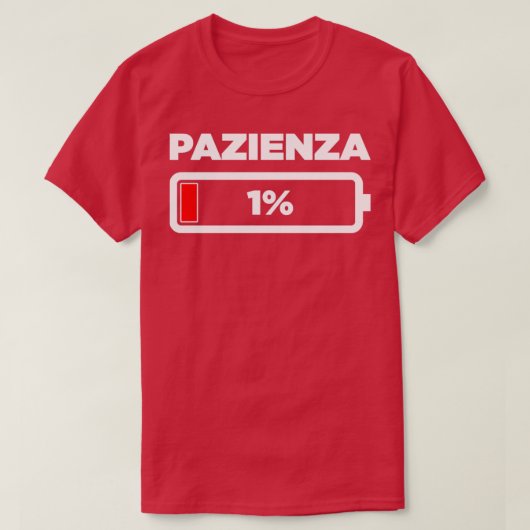 Pazienza 1 t-shirt (Design voorkant)