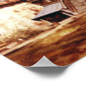 Pazo gallego/Pazo galego/Galicisch landhuis Poster (Hoek)