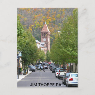 pb030803_main_street2, JIM THORPE PA Briefkaart
