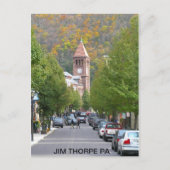 pb030803_main_street2, JIM THORPE PA Briefkaart (Voorkant)
