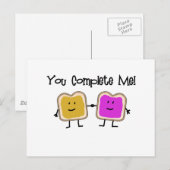 PB en J Briefkaart (Voorkant / Achterkant)