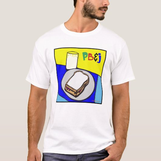 PB en J  T-shirt (Voorkant)