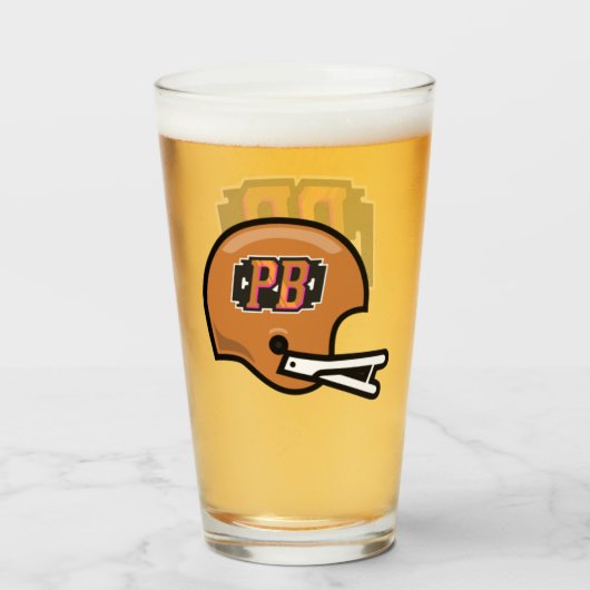 PB Gents FF Logo Pint Glass Glas (Achterkant gevuld)