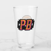 PB Gents FF Logo Pint Glass Glas (Voorkant)
