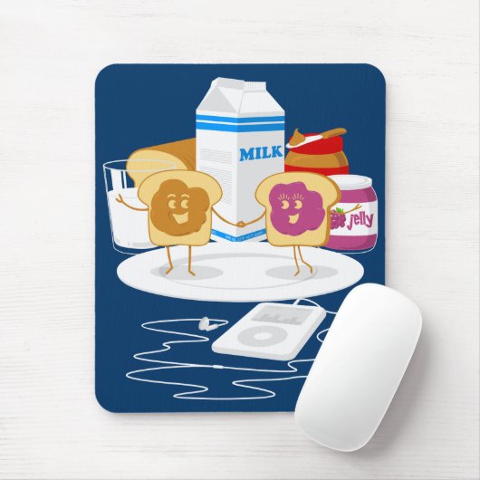 PB houdt van J! Muismat (Met muis)