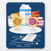 PB houdt van J! Muismat (Voorkant)