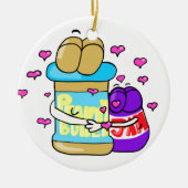 Pb&j Bestfreinds-afbeelding Keramisch Ornament (Voorkant)