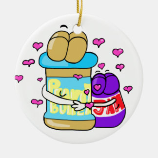 Pb&j Bestfreinds-afbeelding Keramisch Ornament