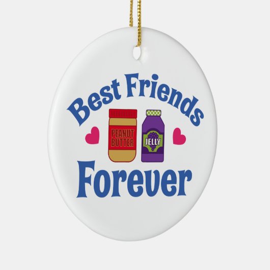 PB&J BFF KERAMISCH ORNAMENT (Rechts)