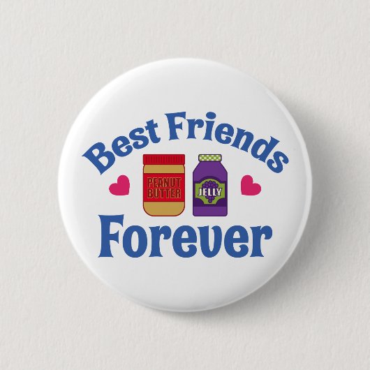 PB&J BFF RONDE BUTTON 5,7 CM (Voorkant)