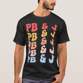 PB J Groovy pindakaas en gelei T-shirt