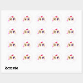 PB & J Love Ronde Sticker (Vel)