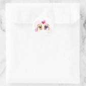 PB & J Love Ronde Sticker (Tas)