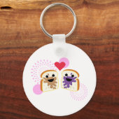 PB & J Love Sleutelhanger (Voorkant)