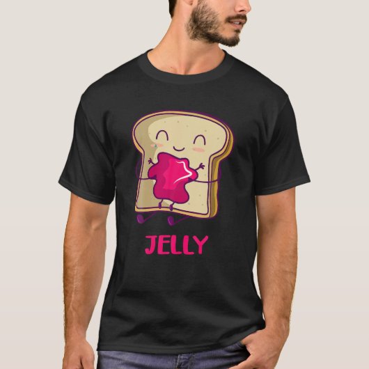 PB J Peanut Butter Jelly Blueberry Family Matching T-shirt (Voorkant)