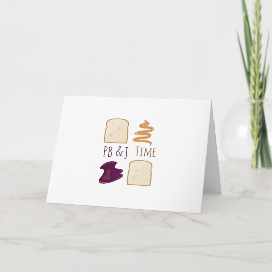 PB&J-tijd Kaart (Voorkant)