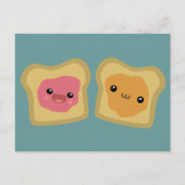 PB&J Toast Briefkaart (Voorkant)