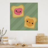 PB&J Toast Poster (Keuken)