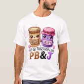 PB & JE Valentijns T-Shirt (Voorkant)