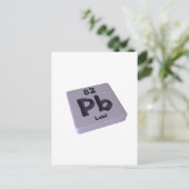 Pb-lood Briefkaart (Staand voorkant)