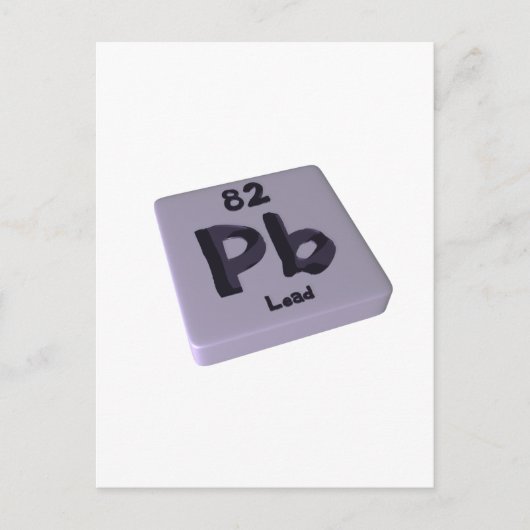Pb-lood Briefkaart (Voorkant)