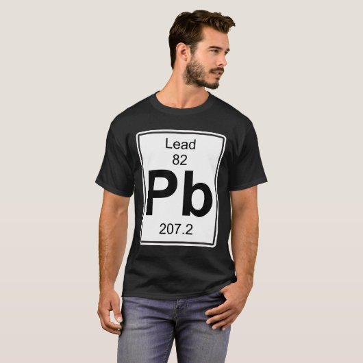Pb - lood t-shirt (Voorkant volledig)