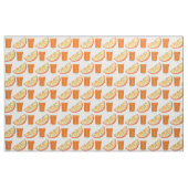 PB Oranje Juice Fruity Kitchen Breakfast Brunch Stof (Fat Quarter)
