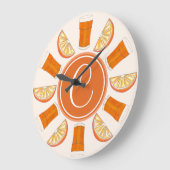 PB Oranje Juice Fruity Kitchen Breakfast Nook Grote Klok (Hoek)