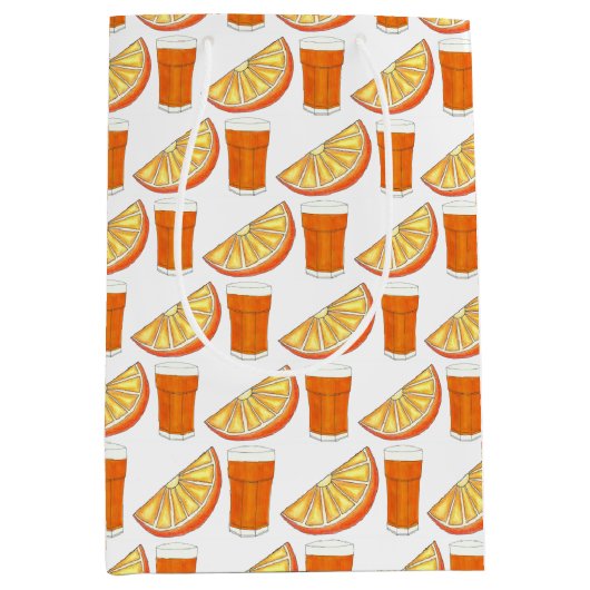 PB Oranje sap Citrus Fruit Breakfast Brunch Medium Cadeauzakje (Voorkant)