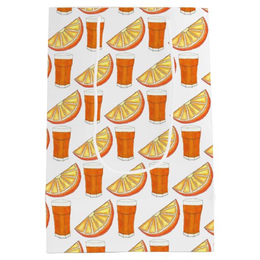 PB Oranje sap Citrus Fruit Breakfast Brunch Medium Cadeauzakje (Achterkant)