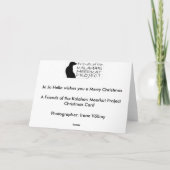 PB- PB Hallo wenst u Vrolijke Kerstmis Feestdagen Kaart (Achterkant)