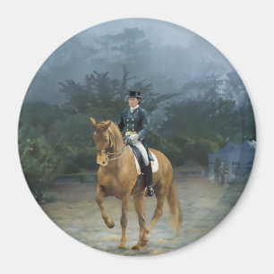 PB Piaffe Dressage Horse Art Magneet