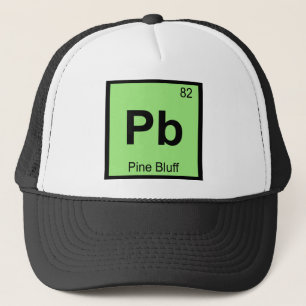 Pb - Pine Bluff Arkansas Scheikunde Periodiek Syst Trucker Pet