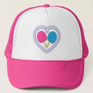 PB Ping Pong Paddle Heart Trucker Pet