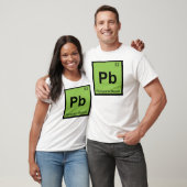 Pb - Pompano Beach Florida Chemisch symbool T-shirt (Unisex)