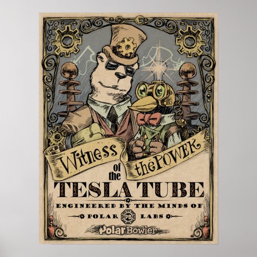PB Tesla Poster (Voorkant)