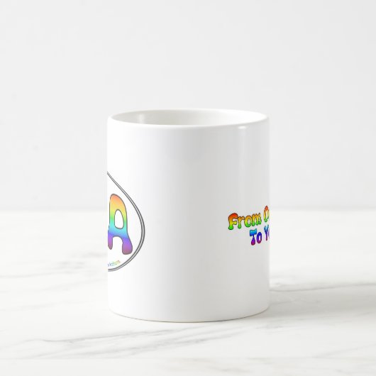 PBA White Oval 15oz Mok (Center)