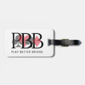 PBB Bagage Label - Rood (Achterkant horizontaal)
