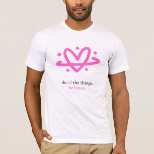 PBB: Doe Alle Dingen T-Shirt (Wit/Roze)