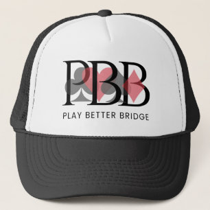 PBB Hoed - Rode Logo Trucker Pet