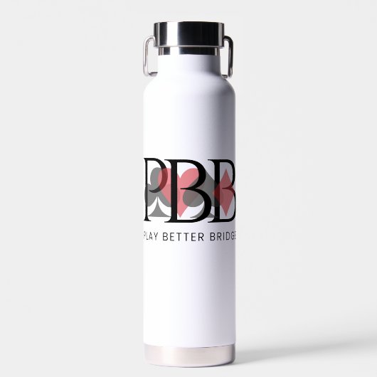 PBB Insulated Water Bottle - Red Waterfles (Voorkant)