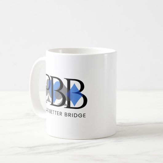 PBB Mug - Blue Koffiemok (Voorkant links)