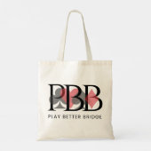 PBB Tote Tas - Rood (Achterkant)