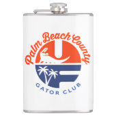 PBC Gator Club®-fles met vinyllaag Heupfles (Voorkant)