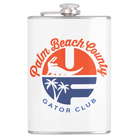 PBC Gator Club®-fles met vinyllaag Heupfles (Voorkant)