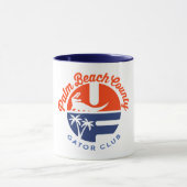 PBC Gator Club® tweekleurige koffie mok (Midden)