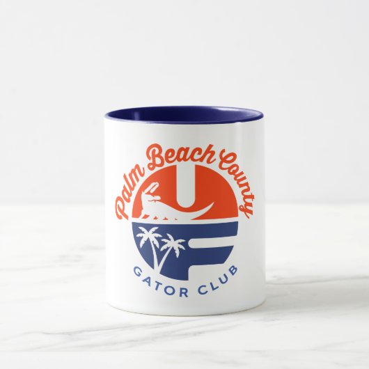 PBC Gator Club® tweekleurige koffie mok (Midden)