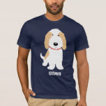 PBGV Cute Cartoon Oranje & White Dog T-Shirt<br><div class="desc">Petit Basset Griffon Vendeen tekenhond t-shirt. Oranje en witte PBGV. Dit schattige hondenshirt is verkrijgbaar in verschillende stijlen,  waaronder shirten met lange mouwen en hoederen. Bezoek de Doodle World van Jenn voor meer hondenras cartoons en leuke kleding en cadeaus voor huisdierliefhebbers.</div>